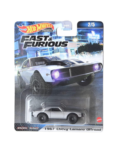 Hot Wheels 1967 Chevy Camaro Offroad Rápido y Furioso 2/5