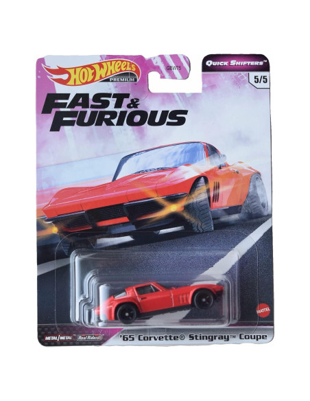 Hot Wheels Corvette Stingray Coupe 1965 Premium 0.085 kg