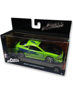 Coche Diecast Jada Toys Mitsubishi Eclipse 1995 - Rápido y Furioso 2