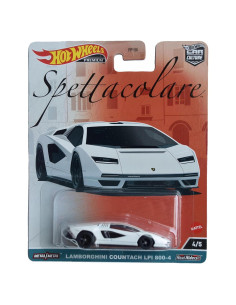 Hot Wheels Lamborghini Countach LPI 800-4 Blanco 17.78cm