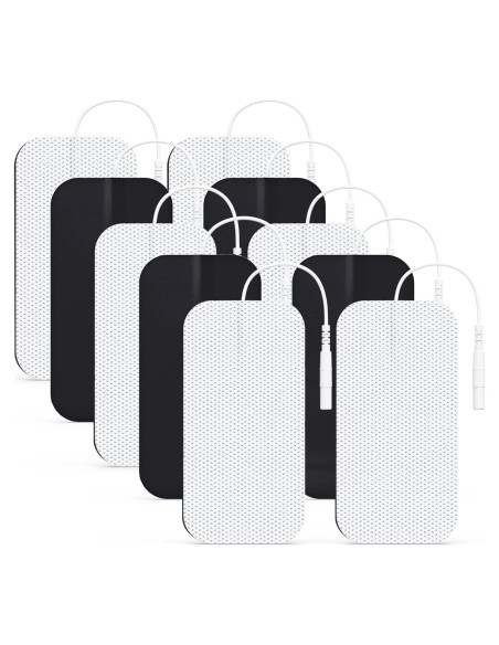 Almohadillas TENS AUVON 5x10cm 10 Pcs Sin Látex Autoadhesivas