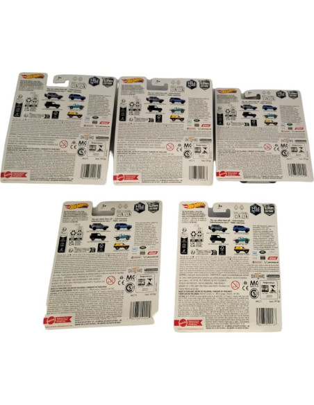 Conjunto de 5 Vehículos Diecast Off Road Hot Wheels 2023
