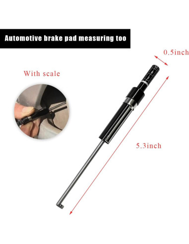 Medidor de Grosor de Pastillas de Freno Gasedin - Aluminio