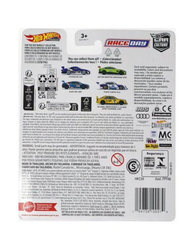 Hot Wheels Porsche 935 Carrera Premium Azul/Blanco 1:5