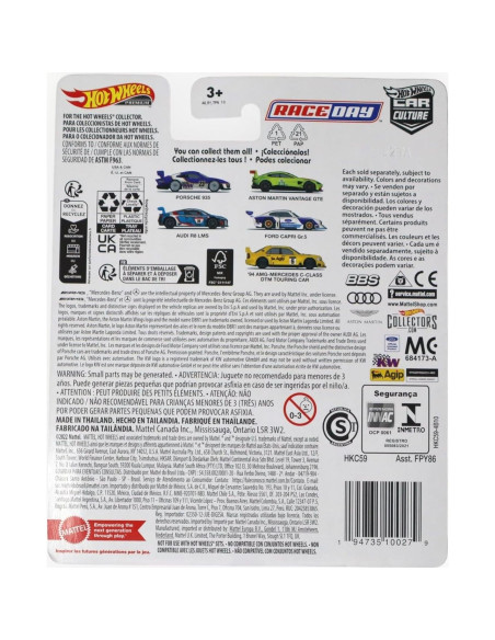 Hot Wheels Porsche 935 Carrera Premium Azul/Blanco 1:5