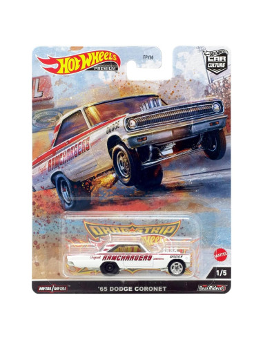 Hot Wheels 65 Dodge Coronet Premium 1/5 - Mattel