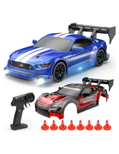 Coche RC Drift 4WD HOLYFUN 20km/h 2 Carrocerías LED