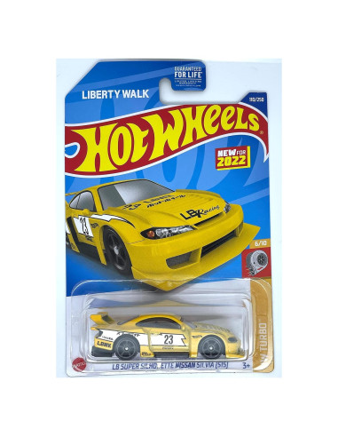 Hot Wheels 2022 - Nissan Silvia S15 - Escala 1:64 - Amarillo