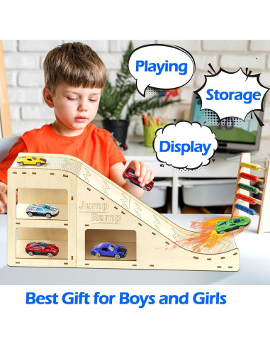 Rampa de Salto para Coches de Juguete Hot Wheels 81x11cm