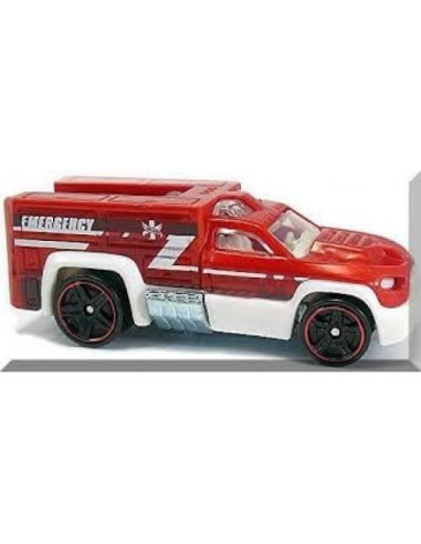 Hot Wheels Vehículo de Rescate Diecast 1:64 Rojo/Blanco