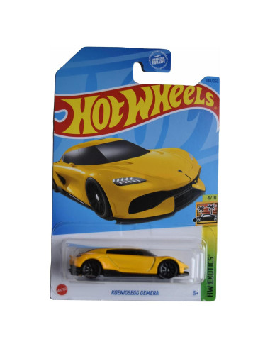 Hot Wheels Koenigsegg Gemera 1:64 Mattel Amarillo
