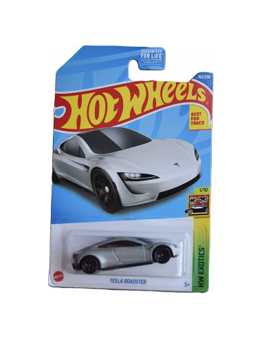 Hot Wheels Tesla Roadster 1:64 Mattel - 40.64g