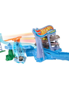 Juego de Pista de Autos Hot Wheels RacerVerse con Velociraptor 2