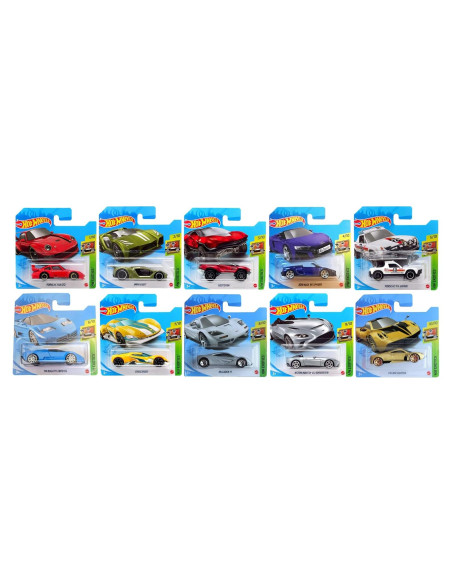 Hot Wheels Conjunto Completo 10 Vehículos Diecast 2021