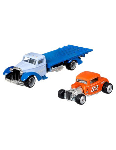 Transportador de Equipo Hot Wheels con Coche Escala 1:64