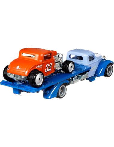 Transportador de Equipo Hot Wheels con Coche Escala 1:64