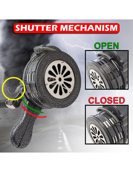 Sirena Manual de Manivela Vixen Horns VXS-1000M 110 dB