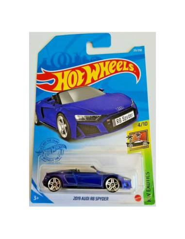 Auto Diecast Hot Wheels Audi R8 Spyder Azul 1:64