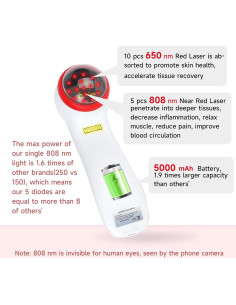 Máquina de Terapia Láser Frío Azilaser 5000mAh para Perros 2