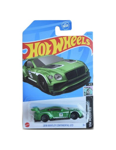 Hot Wheels Bentley Continental GT3 2018 Escala 1:64