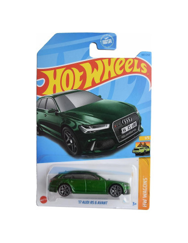 Hot Wheels Audi RS 6 Avant 2017 Escala 1:64 Verde