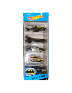Hot Wheels Batman 5 Vehículos Diecast Mattel 2015