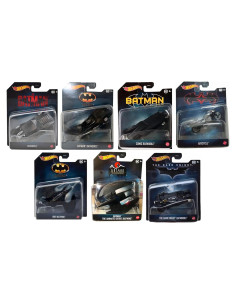 Conjunto de Vehículos Die-Cast Hot Wheels DC Batman 7 Piezas