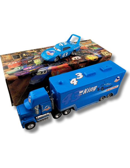 Set de Coches Pequeños y Remolque El Rey - Juguetes de Aleación