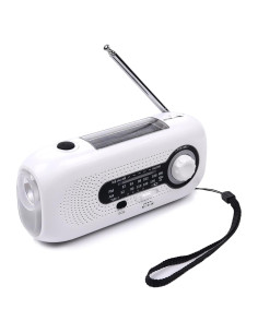 Radio de Emergencia NOAA LACUCINO con Linterna y Cargador