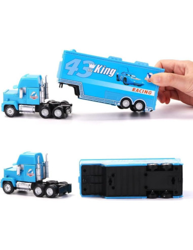 Set de Coches Pequeños y Remolque El Rey - Juguetes de Aleación