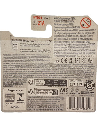 Hot Wheels Ford F-150 Lightning Custom Negro 1:64