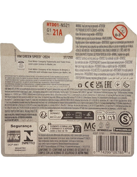 Hot Wheels Ford F-150 Lightning Custom Negro 1:64