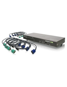 Interruptor KVM IOGEAR GCS1808KITU 8 Puertos USB y PS/2