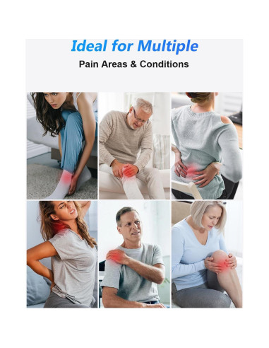 Estimulador Muscular TENS Uthlusty Doble Canal 24 Modos