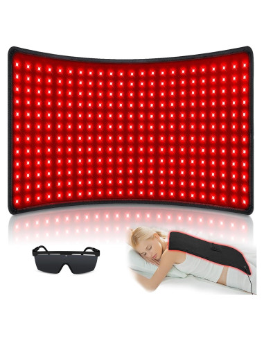 Almohadilla de Terapia de Luz Roja Infrarroja 30.5x61cm 32W
