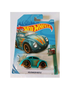 Hot Wheels Volkswagen Beetle Tooned 4/5 Azul Claro