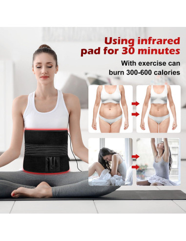 Almohadilla de Terapia de Luz Roja Infrarroja 30.5x61cm 32W