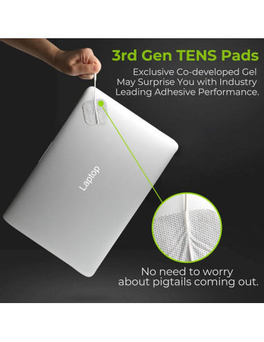 Almohadillas Electrodos TENS AUVON 20 Piezas 5.08 cm