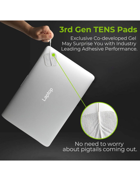 Almohadillas Electrodos TENS AUVON 20 Piezas 5.08 cm