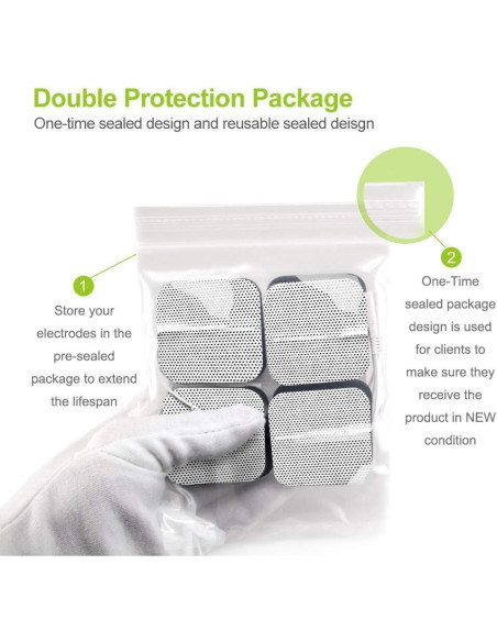 Almohadillas Electrodos TENS AUVON 20 Piezas 5.08 cm