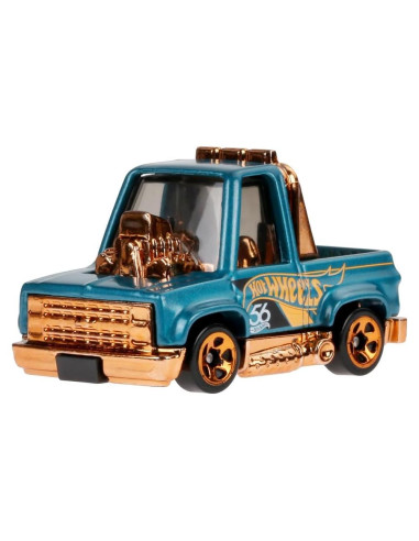 Camioneta Die-Cast Hot Wheels Chevy Silverado Toon'd '83 Verde