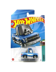DieCast Hot Wheels 83 Chevy Silverado Toon'd 1:64 Azul