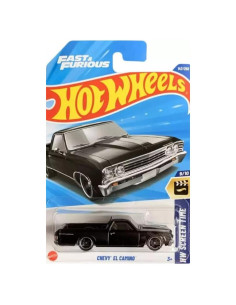 Hot Wheels Chevy El Camino Negro 1:64 - Serie Tiempo de Pantalla 147/250