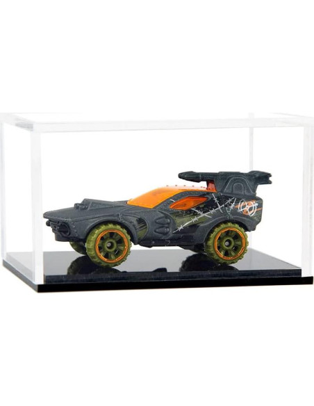 Estuches de exhibición acrílico transparente para Hot Wheels - 2 unidades