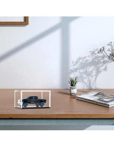 Estuches de exhibición acrílico transparente para Hot Wheels - 2 unidades