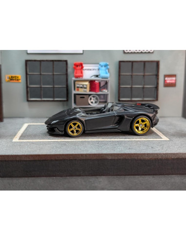 Ruedas de goma progresivas 1:64 - Juego de 10 diseños aleatorios