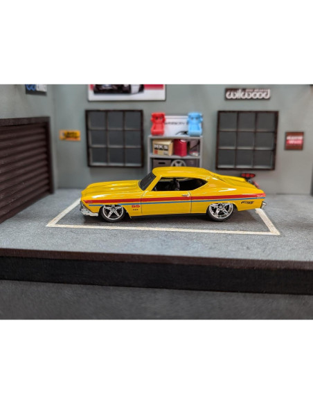 Ruedas de goma progresivas 1:64 - Juego de 10 diseños aleatorios