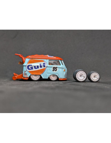 Ruedas de goma progresivas 1:64 - Juego de 10 diseños aleatorios