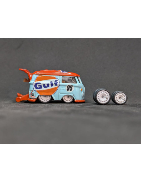 Ruedas de goma progresivas 1:64 - Juego de 10 diseños aleatorios