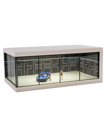 Vitrina para coches Hot Wheels Kivcmds 1:64 con luces USB